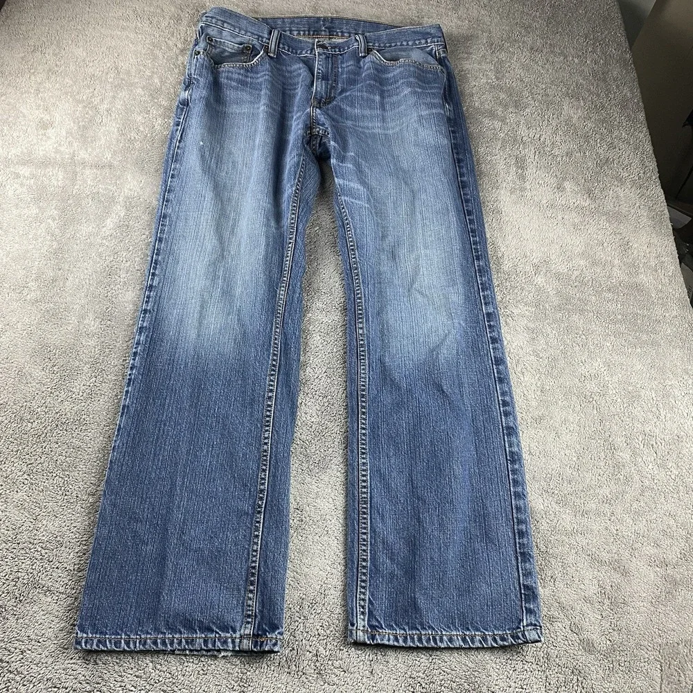 Levis 559 Relaxed Straight Fit Jeans Mens 38x32 Blue Medium‎ Wash Mid Rise